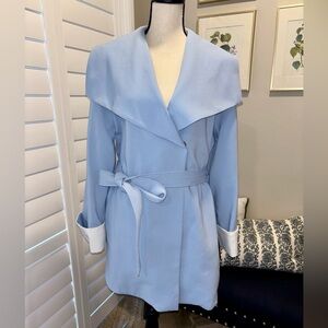 Pale Blue Trench Coat
